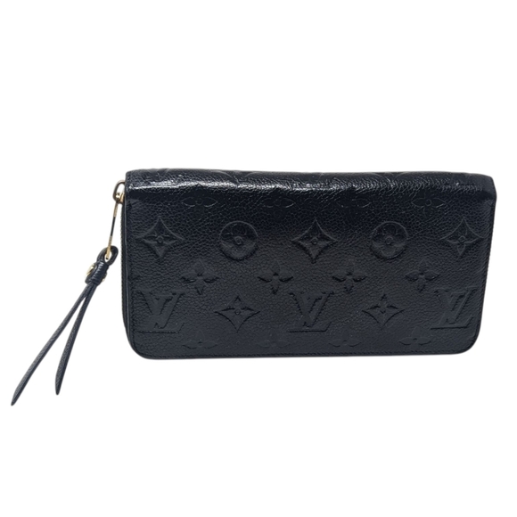 Louis Vuitton Handbags - Louis Vuitton Monogram Empreinte Zippy Wallet in Noir Black Leather